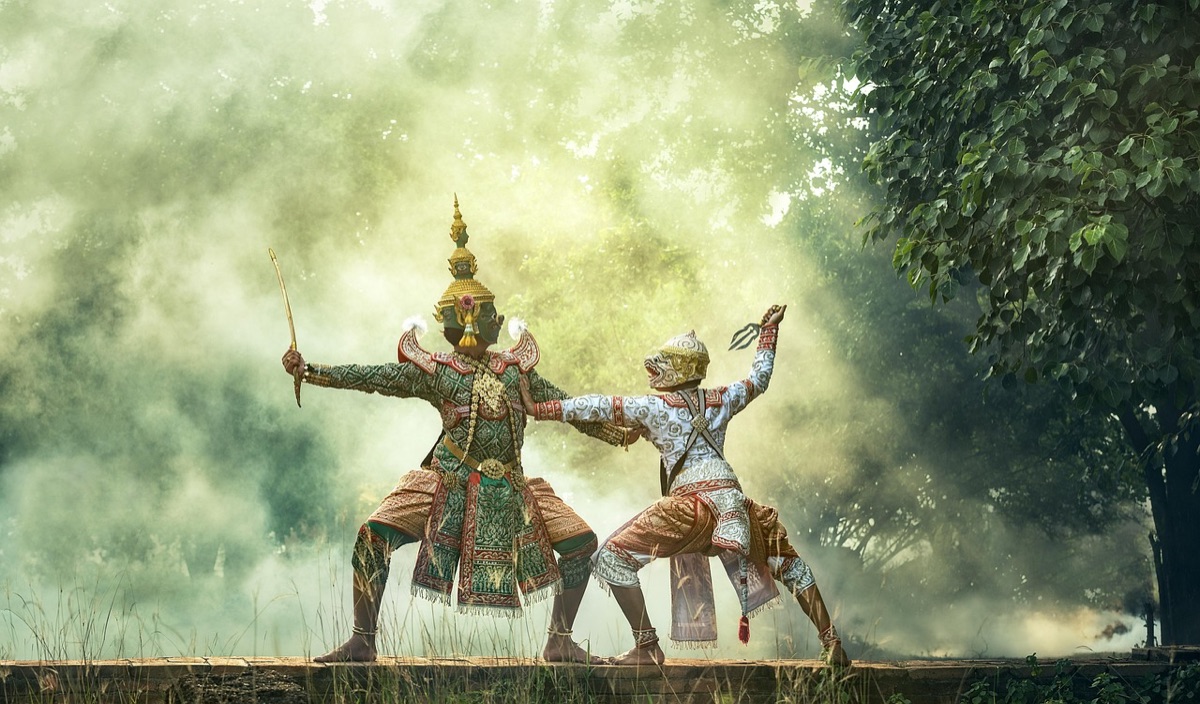 cerimonia tradizionale di Palau con danzatori