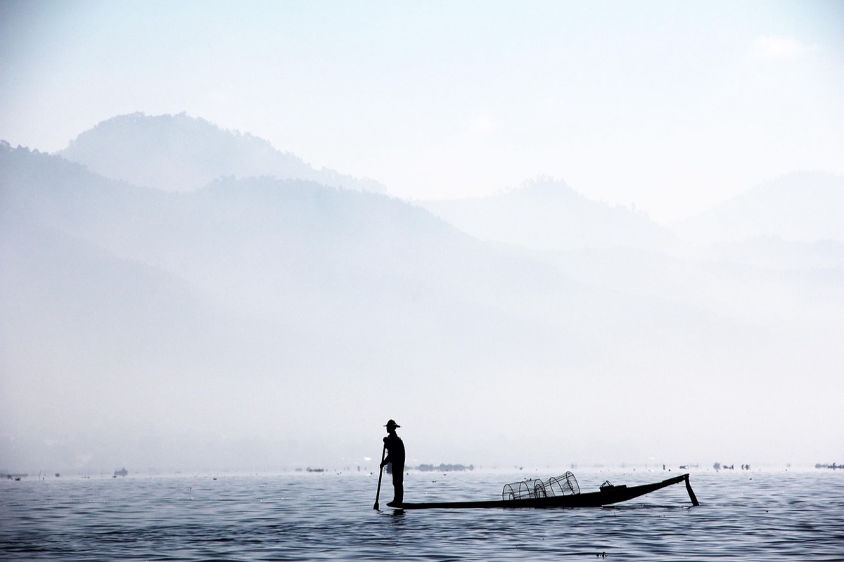Local fisherman with sustainable gear in Palau
